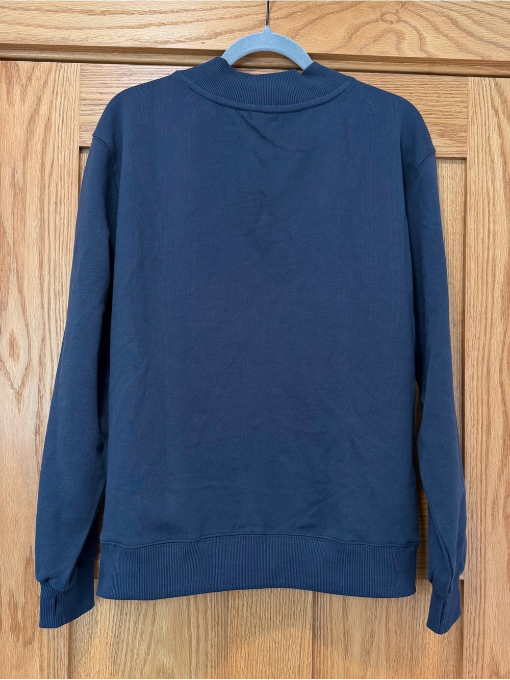 NWT PARKE x Target Mockneck Pullover Sweatshirt - Navy - Size S/M - Picture 3 of 4